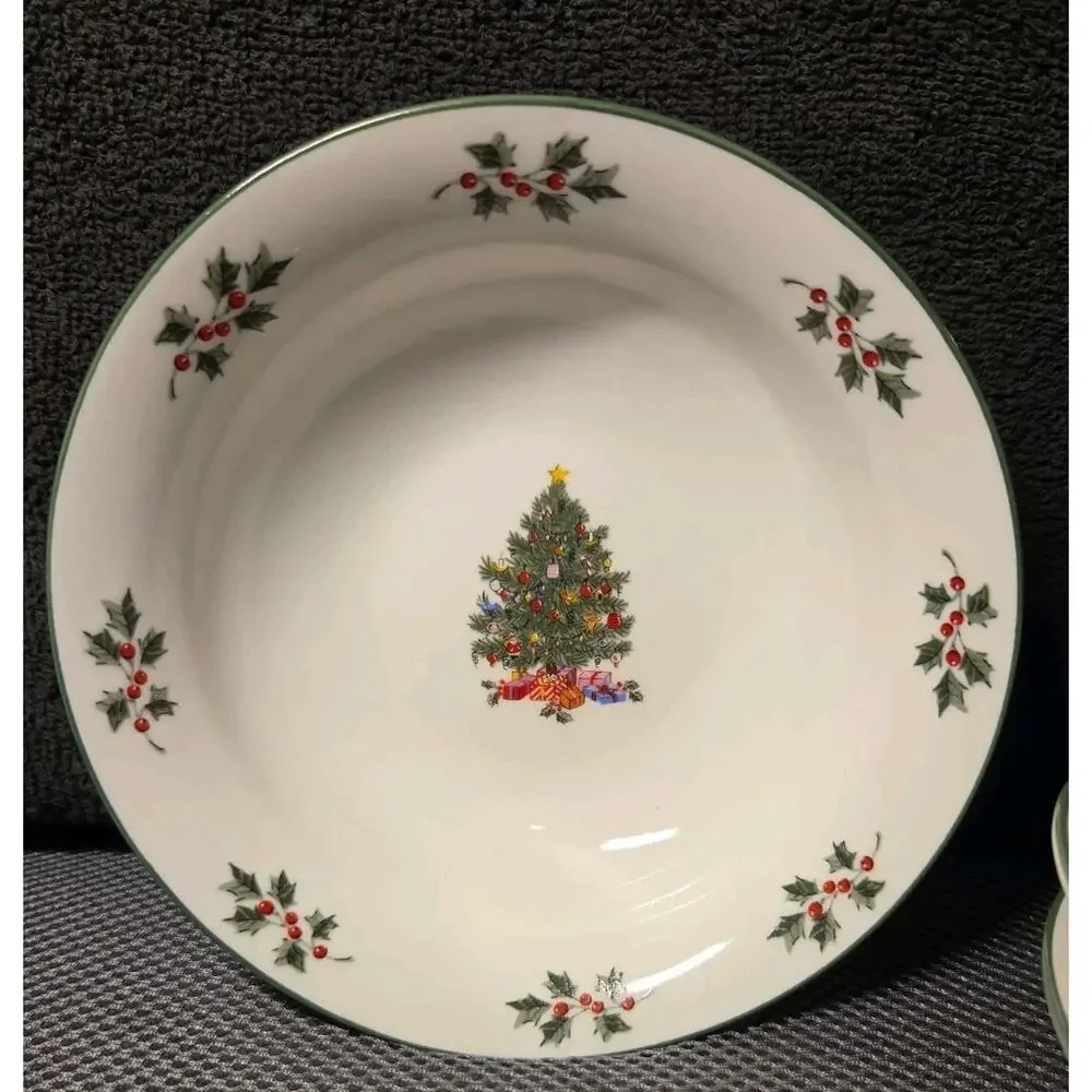 gibson noel morning Ceramic Bowls Set Of 4 6 In Diameter